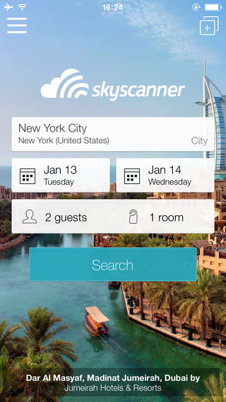 Skyscanner - Hotel Search