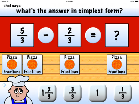 Pizza Fractions 5 screenshot 2