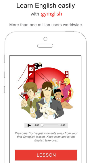 【免費教育App】English lessons with Gymglish: learn English-APP點子