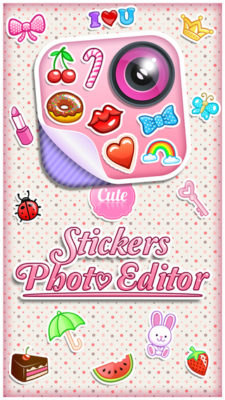 Cute Stickers Photo Editor - Decorate Pictures with lovely Sticker Decoration for Photos
