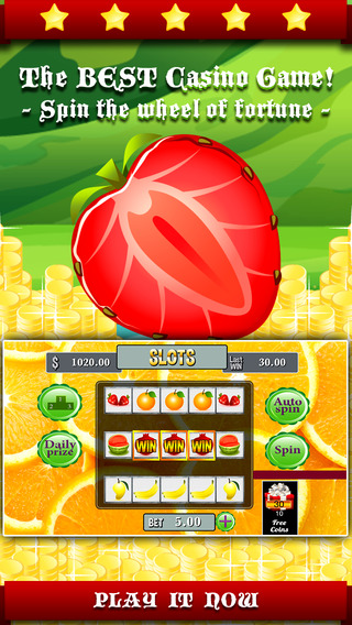 Aaamazing Fruity Slots - Spin the crazy wheel of fortune to crush sweet tropical price