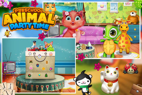 Preschool Animal Party Time screenshot 2