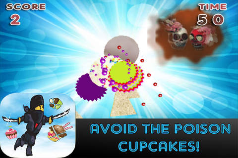 Cupcake Samurai Ninja PRO - Slash The Cake Story! screenshot 3