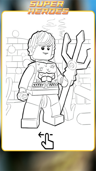 Kids Game Coloring Books For Lego Super Heroes Unofficial