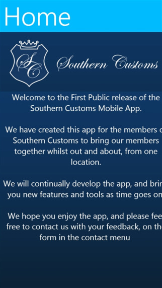 【免費社交App】Southern Customs-APP點子