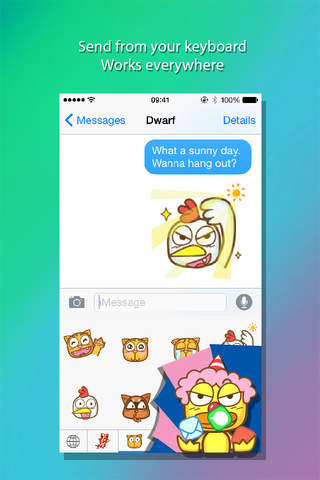 Duckey - Animated GIF Sticker Keyboard with Love screenshot 2