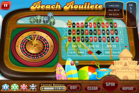 Amazing Tropical Beach Paradise Casino Roulette - Top Slot Vacation Rich-es Games Free screenshot 4