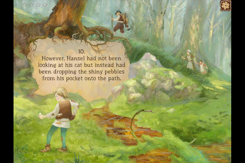 Educational game for children and babies Hansel and Gretel by Grimm Brothers screenshot 2