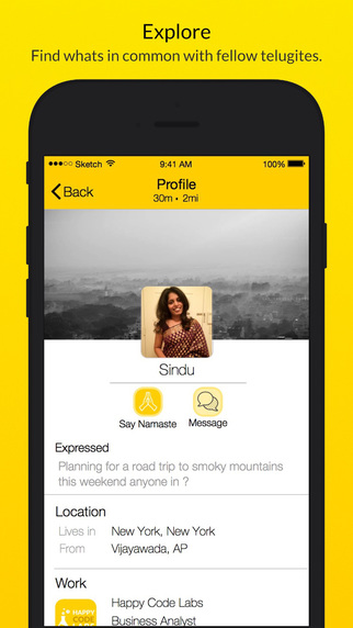 Manam App : Express Connect and Chat