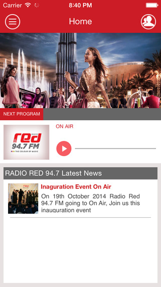 【免費娛樂App】Radio Red 94.7-APP點子