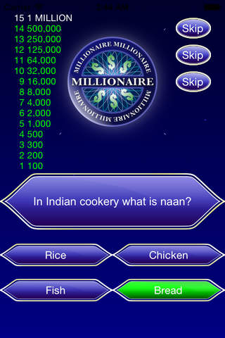 Millionaire Game Free screenshot 2