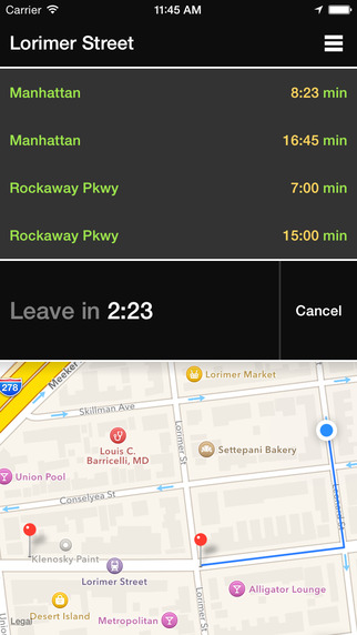 【免費交通運輸App】L Train NYC - Arrival Times & Departure Alarms-APP點子