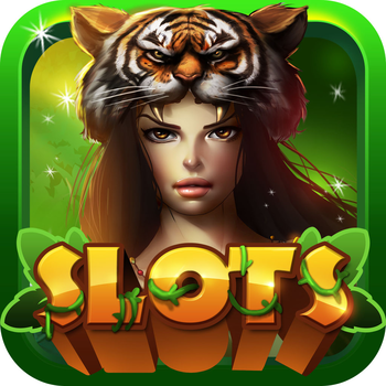 Slots Amazon Queen: Lost Riches of the Wild - PRO 777 Slot-Machine Game LOGO-APP點子