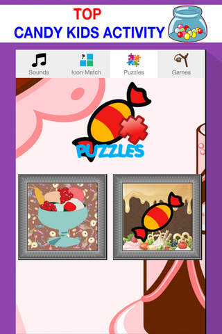 Candy Kids Activity App - Sounds, Puzzles and Match Games for Kids screenshot 3