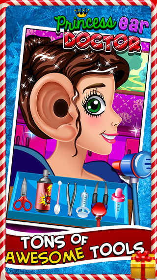 Baby Princess Ear Care Doctor - Royal Princess Ear Spa Make-over Salon Games for Girls Kids