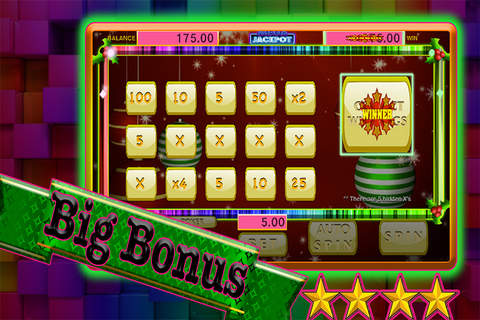 Happy Merry Christmas-Slots Casino Free Games screenshot 4