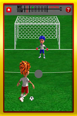 2015 Fast Reflex Soccer : Penalty Kick Shoot-Out Reaction Time FREE screenshot 2