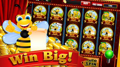 Screenshot 1 Honey Bee Слот машины Казино — бесплатно играть и опыту Вегас Игры