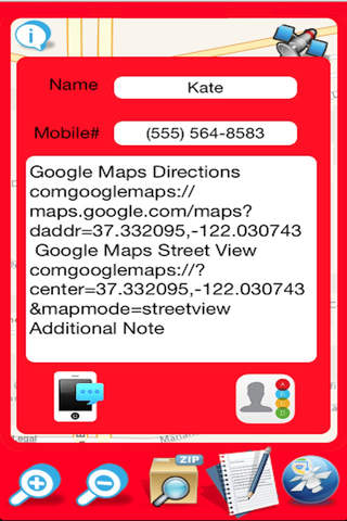 Go Here Text Map screenshot 3