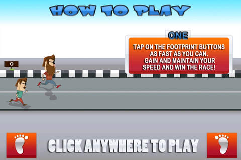 ` Hipster Race Running Battle Competition Games Work-out Free Fun screenshot 2