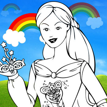 Little Princess Coloring - Learn Free Amazing HD Paint & Educational Activities for Toddlers, Pre School & Kindergarten Kids LOGO-APP點子