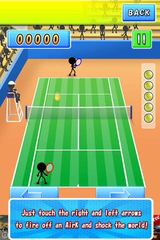 Air-K: Rapid-Fire Tennis screenshot 2