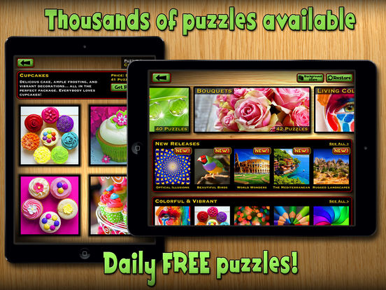 Screenshots of Jigsaw Puzzle for iPad