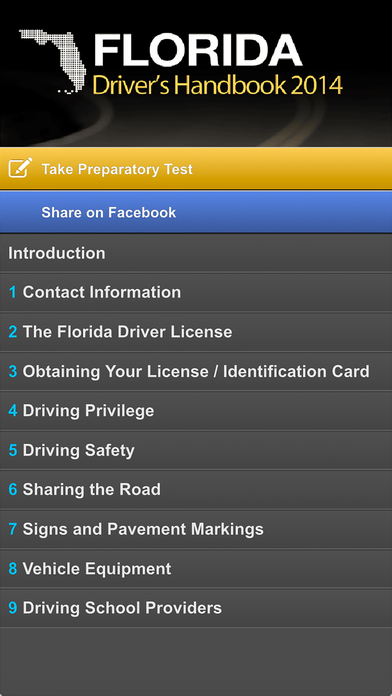 florida driving test handbook