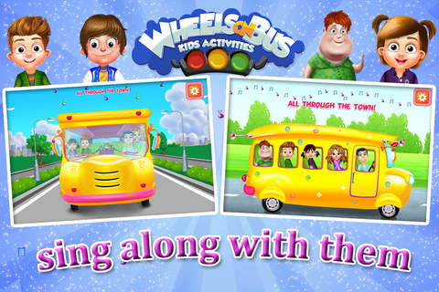 Wheels On Bus Kids Activities screenshot 2