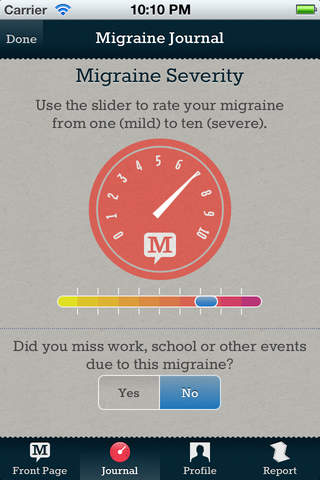 Migraine Meter screenshot 3