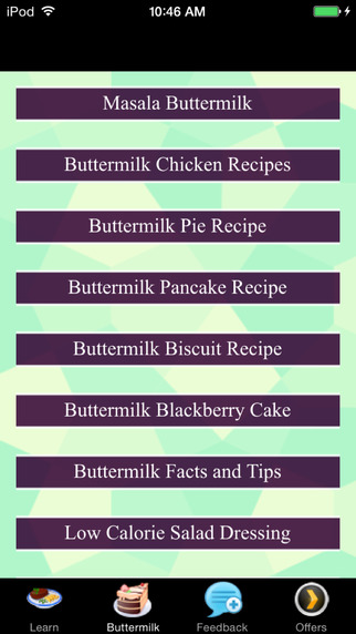 【免費生活App】Buttermilk Recipes & Tutorials-APP點子