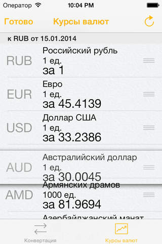 С Конвертер валют - курсы ЦБ РФ screenshot 4