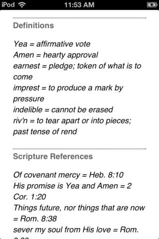 Husting Pocket Hymnal screenshot 3