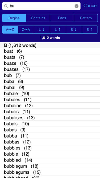 【免費遊戲App】Lexica Word Finder for Scrabble (International)-APP點子