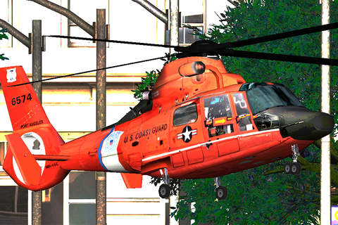 Chopper Rescue 3D - Blue Sky Parking Concept screenshot 4