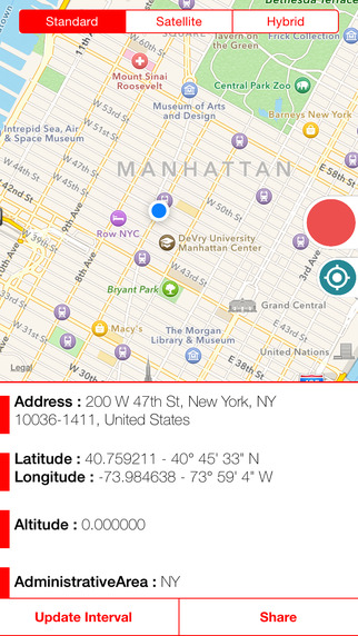 Where Am I Now - Get your real-time current location position coordinates