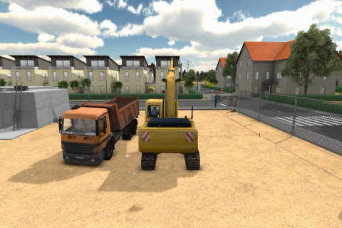 Machine Sim 2016 (Construction Excavator Digger Driver) screenshot 3