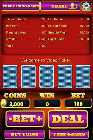 `` A All Jacks Or Better Video Poker screenshot 2