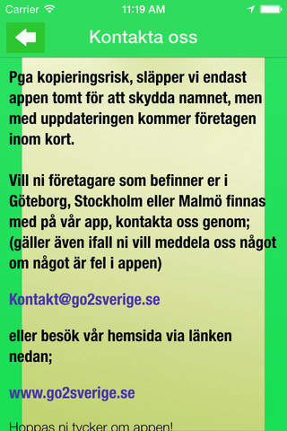 Go2 Stockholm screenshot 3