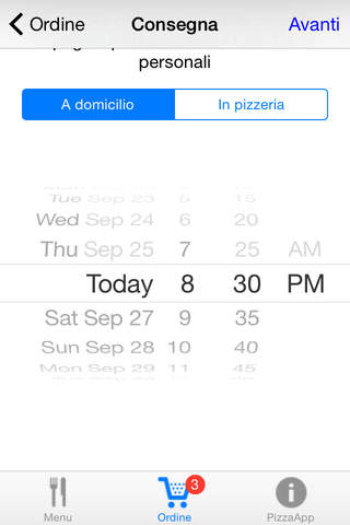 PizzaApp screenshot 3