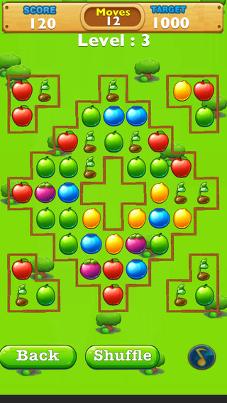 【免費遊戲App】Fruit Crush : Addictive Swap - amazing match three puzzle saga-APP點子