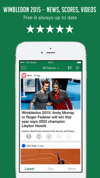 Wimbledon 2015 Unofficial News Live Scores Videos - Sportfusion