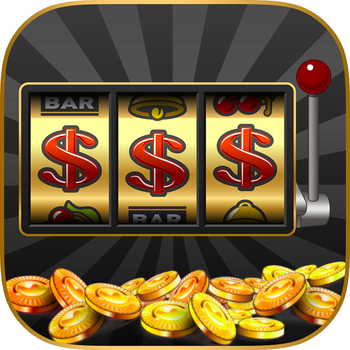 ' A Mega Slot De-luxe Machine-s of Fortune Gold-en casino with Vegas Gambling-Twist LOGO-APP點子