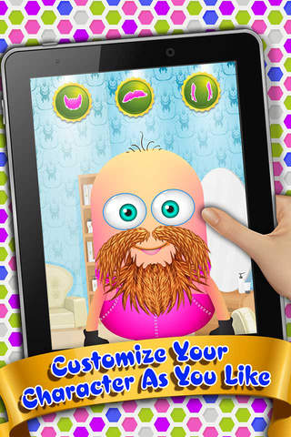 Crazy Beard Shave Salon - Beard Shave and Makeover game for baby kids screenshot 3