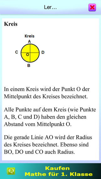 【免費教育App】QVprep Lite Mathe für 1. Klasse-APP點子