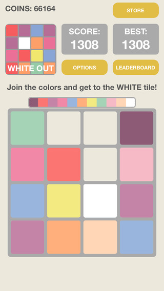 2048: White Out Tile Puzzle Game Saga