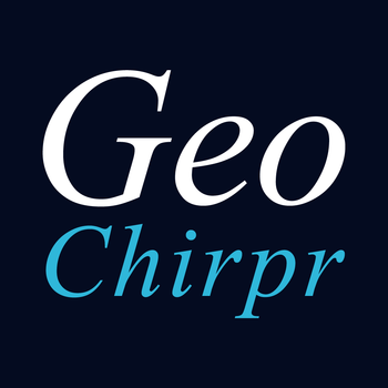 GeoChirpr LOGO-APP點子