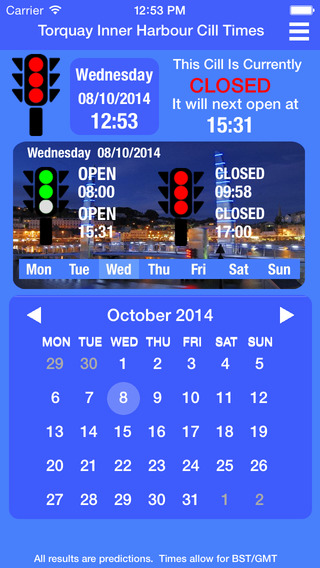 【免費工具App】Torquay Inner Harbour Cill Times Pro-APP點子