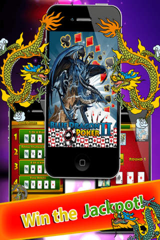 Blue Dragon II Pro - Blue Draco Poker Game Winning Money-s screenshot 3