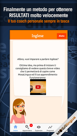 Inglese: Imparare e Parlare rapidamente con MosaLingua